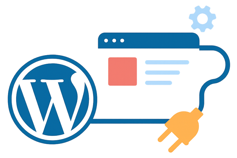 WordPress tools icon for themes, plugins, and resources