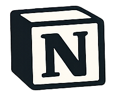 Notion AI workspace logo representing AI-powered note-taking, task management, productivity, and workflow organization